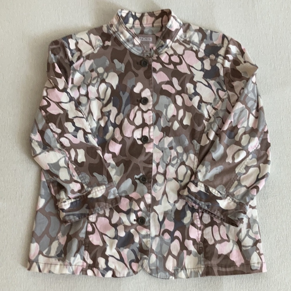 Chicos Lightweight Jacket Size 1 - image 7